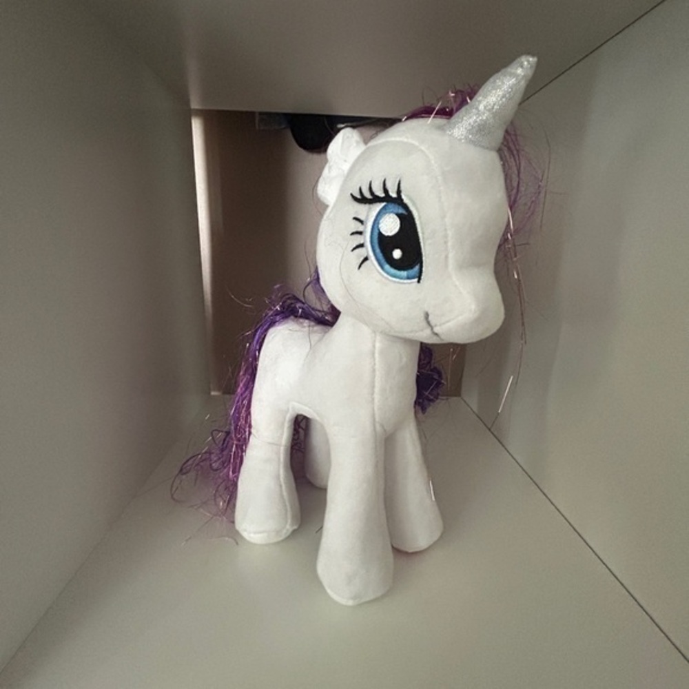 Ty Stuffed Unicorn with Purple‎ Mane Rarity